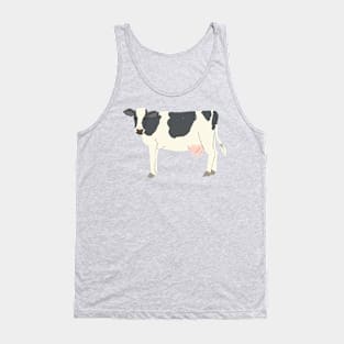 Black and White Cow Tank Top